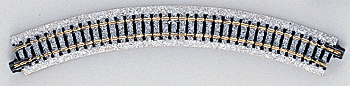 381-20100  -  Track Curved R249-45D 4/ - N Scale