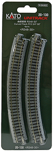 381-20130  -  Track Curved R348-30 4/ - N Scale