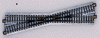 381-20300  -  Trk Xing 15-Degree Left - N Scale
