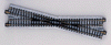 381-20301  -  Trk Xing 15-Degree Right - N Scale