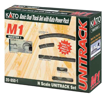 381-208501  -  M1 Basic Oval Track Set - N Scale