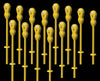 331-3004  -  Parking Meters Ylw 14/ - N Scale