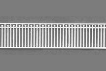 570-91453  -  Fence Bar Knob Trim 8" - HO Scale