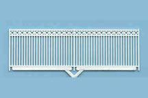 570-91454  -  Fence Bar Circle Trim 8" - O Scale
