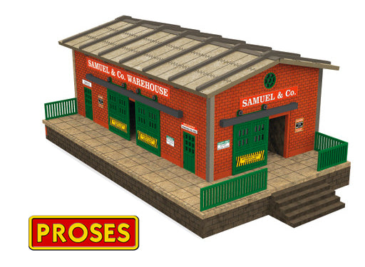 160-39120  -  Warehouse w/Working Doors - O Scale