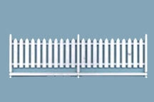 570-91457  -  Picket Fence 5/8 x 8" - HO Scale