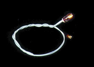 206-101018  -  Bulb GOW 3V 8" white wire