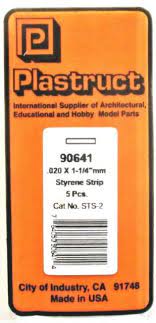 570-90641  -  Sty Strip .020x1.250"  5/