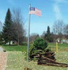 OMK-3094  -  U S Flag And Pole 3Pk - N Scale