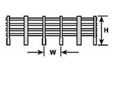 570-90455  -  Fence horiz rails z30