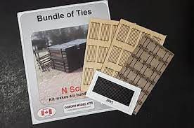 OMK-3095  -  Bundle Of Ties 6/Pk - N Scale