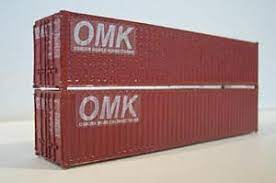 OMK-1064  -  40' Intermodal Containers 2pk - HO Scale