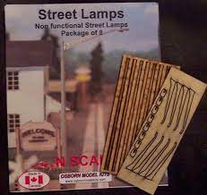OMK-3098  -  Street Lamps 8pk - N Scale