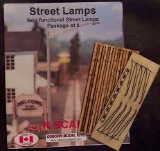 OMK-3098  -  Street Lamps 8pk - N Scale