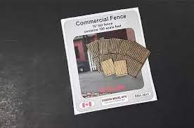OMK-3013  -  Commercial  Fence - N Scale