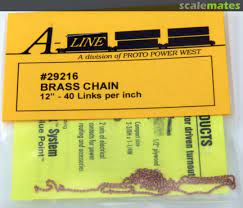 116-29216  -  Chain 12" Brass 40 LPI