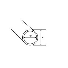 570-90603  -  Sty Round Tube 3/32"  15/