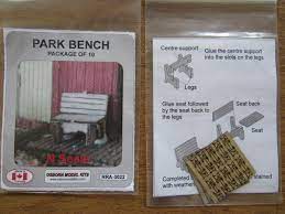 OMK-3022  -  Park Benches 10pk - N Scale