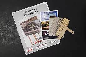 OMK-3023  -  V Shaped Bill Board - N Scale