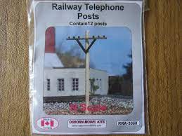 OMK-3068  -  Telephone Posts 12pk - N Scale