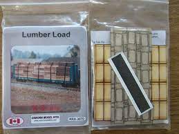 OMK-3070  -  Flat Car Lumber Load - N Scale