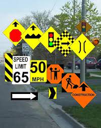 OMK-1012  -  Assorted Road Signs - HO Scale