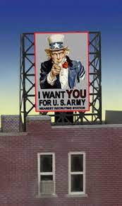 502-339005  -  Rooftop Sign Uncle Sam