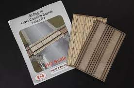OMK-1120  -  90 Crossing Boards 2Pkg - HO Scale