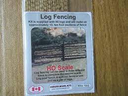 OMK-1082  -  Log Fence 80 logs - HO Scale