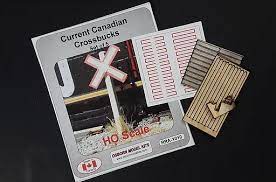 OMK-1010  -  Current Crossbucks 5 sets - HO Scale