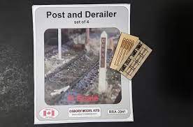 OMK-3041  -  Derail Post 2 sets - N Scale