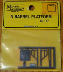 255-80177  -  Barrel pltfrm w/barrel - N Scale