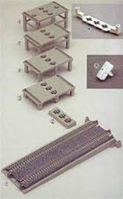 381-23048  -  Dbl-Trk Incln Pier Basic - N Scale