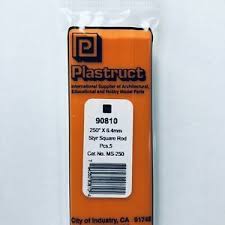 570-90810  -  Sty Square Rod .250"   5/