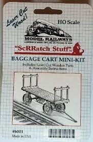 OMK-1084  -  Baggage Cart 2/Pk - HO Scale
