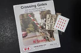 OMK-3114  -  Add On Crossing Gates one set - N Scale