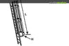 570-90434  -  Cage/Ladder 12"Long G-Scl