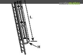 570-90434  -  Cage/Ladder 12"Long G-Scl