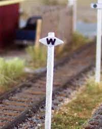OMK-3047  -  CP Whistle Post 5 sets - N Scale