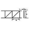 570-90922  -  Sty Trs Opn Prt 5/16"  2/