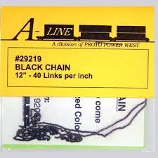 116-29219  -  Chain 12" Black 40 LPI