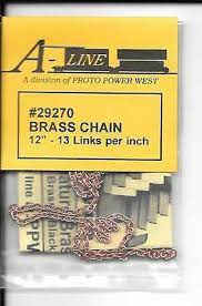 116-29270  -  Chain 12" Brass 13 LPI
