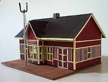 OMK-3027  -  Train Station - N Scale