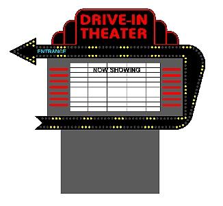 502-1381  -  Drive-In Sign