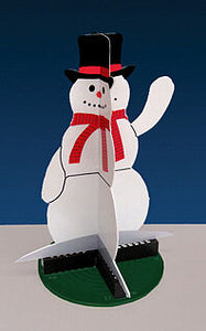 502-2010  -  Anmtd 3D Snowman - HO Scale