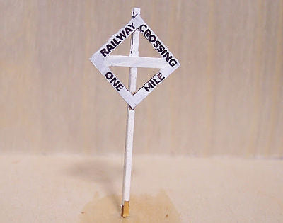 OMK-1054  -  Railway Crossing Sign 5 sets - HO Scale