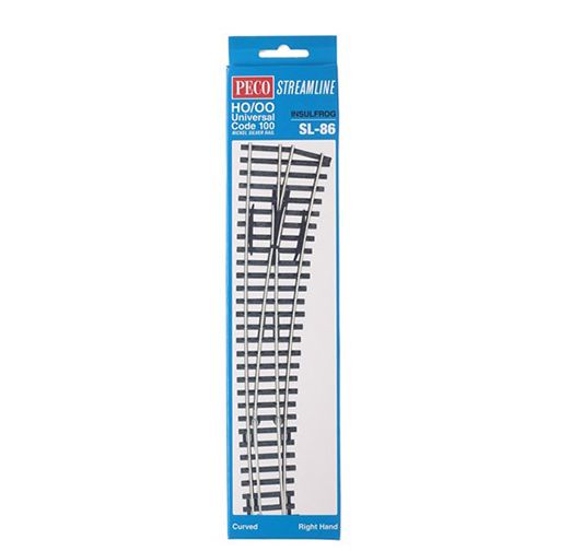 552-SL86  -  SL86 C100 Crv D T/O #6 RH - HO Scale