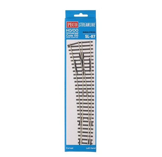 552-SL87  -  SL87 C100 Crv D T/O #6 LH - HO Scale
