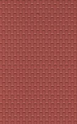 570-91604  -  Sht Rgh Brck .400" Red 2/ - G Scale
