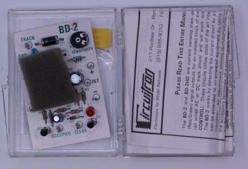 800-5502  -  BD-2 3-Amp Crrnt Snsng Un - HO Scale